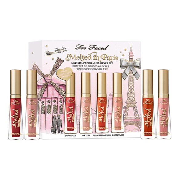 Melted In Paris - Lippenstift-Set Melted Matte Limitierte Auflage, TOO FACED